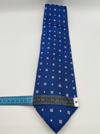 Cravatta Vintage Caflor Roma 100% Seta Blu
