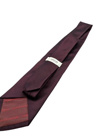 Armani Collezioni Cravatta Uomo 100% Seta Made in