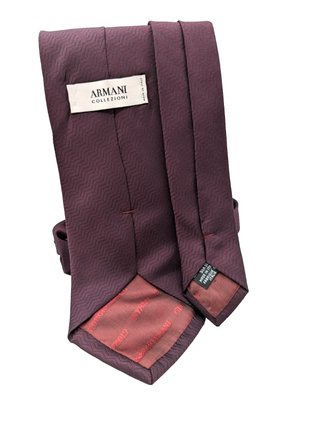 Armani Collezioni Cravatta Uomo 100% Seta Made in