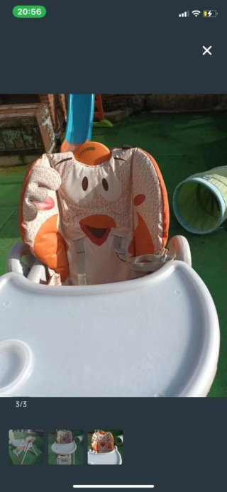 Trona bebé con diseño divertido