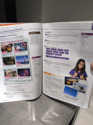 Libro de francés de 2ndo de ESO