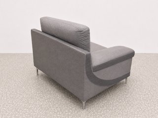 Sillón de tela gris, con Transporte