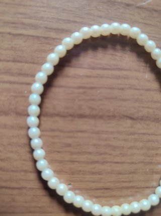 Bracciale perle con chiusura argento
