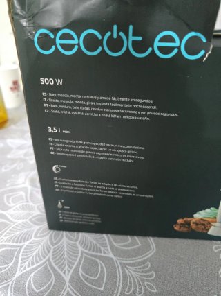 Batidora Cecotec Powertwist 500 Steel