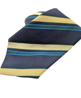 Hardy Amies Cravatta Uomo Blu Navy Righe