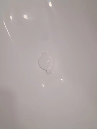 Bañera bebé plástico blanca con tapón