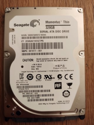 Hard Disk Seagate ST320LT012-9WS14C SATA 320GB