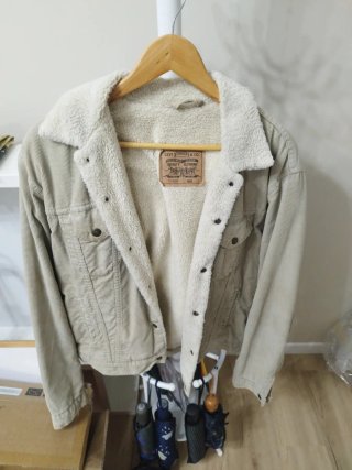 Cazadora pana Levi's beige Talla L