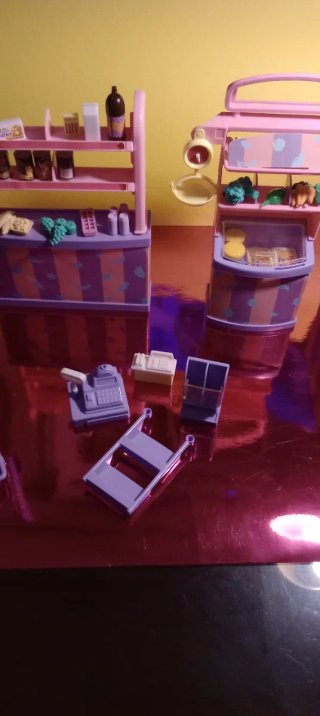 Set Barbie Supermercado Mattel Vintage