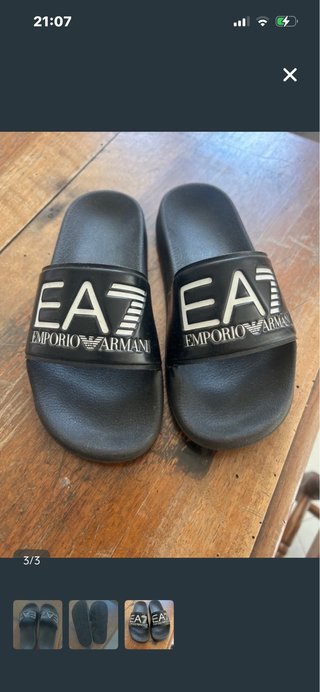 Ciabatte Emporio Armani Bambino 30 Nere