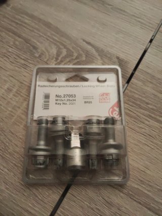 Tornillos seguridad febi M12x1.25x34