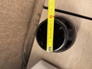 Vaso Barbini Murano Vetro Nero