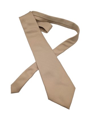 I Frutti della Seta Cravatta Uomo Pura Seta Beige