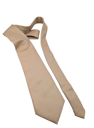 I Frutti della Seta Cravatta Uomo Pura Seta Beige