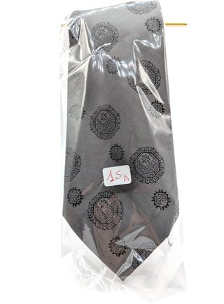 Cravatta Uomo 100% Seta Made in Italy Grigio