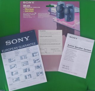 Alta SRS-A15 Active speaker system SONY