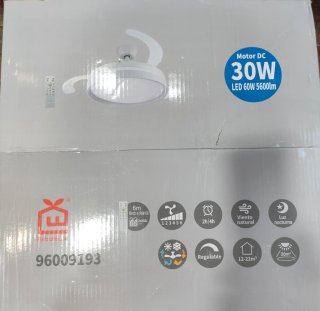 Lámpara Techo Ventilador con Mando a estrenar