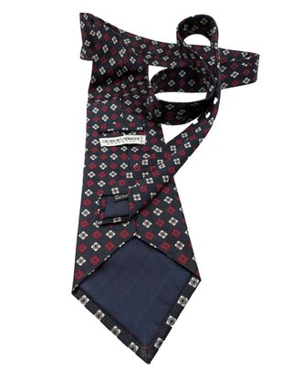 Giorgio Armani Cravatta Uomo 100% Seta Blu