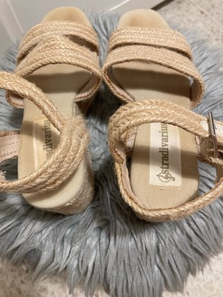 Cuña esparto beige
