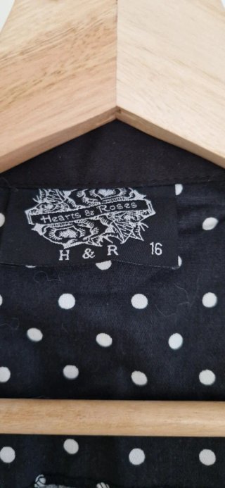 Vestido Pin-up Lunares Talla 16