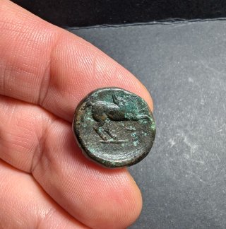 Moneda griega Macedonia Filipo II 359-336 a.C.