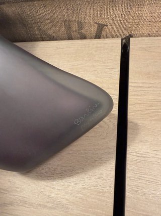 Vaso Barbini Murano Vetro Blu Trasparente