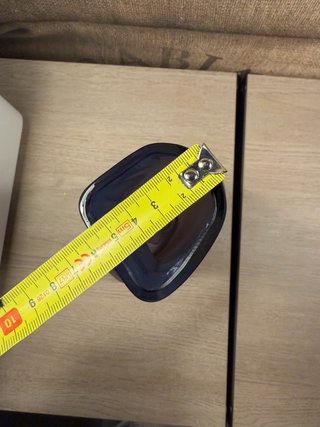 Vaso Barbini Murano Vetro Blu Trasparente