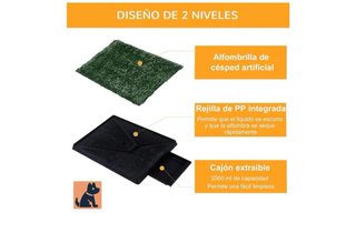 Inodoro para mascotas PawHut