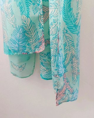 Pañuelo/fular estampado primavera