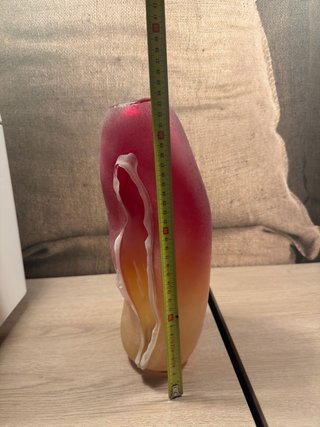 Vaso Barbini Murano Vetro Artistico