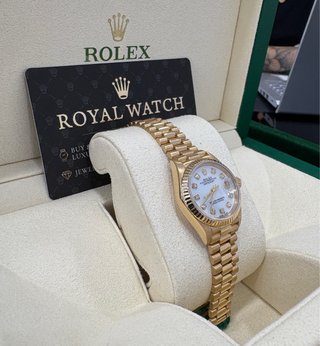 Rolex Datejust lady 26 Oro esfera diamantes