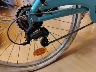 Bicicleta infantil 24 azul