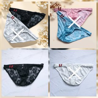 Slip de encaje hombre