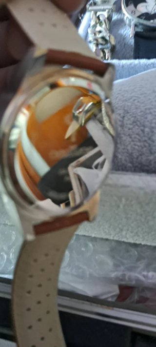 Orologio Neptune Cronografo Nero Marrone