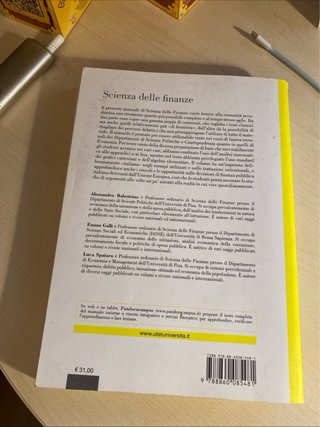 scienza delle finanze seconda edizione