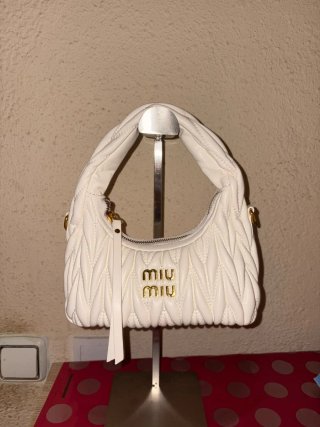 Borsa Miu Miu Bianca Dorato
