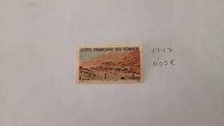 Sello Costa Francesa de Somalia 1947