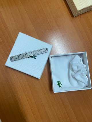Pulsera Lacoste Plata