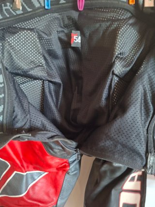 Traje Moto Cuero Dainese Chaqueta y Pantalón