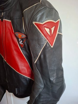 Traje Moto Cuero Dainese Chaqueta y Pantalón