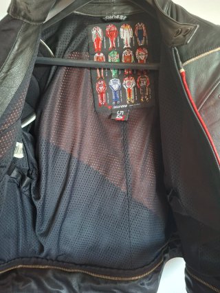Traje Moto Cuero Dainese Chaqueta y Pantalón
