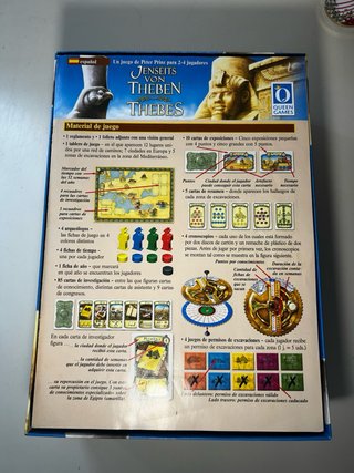 Juego de Mesa Thebes Peter Prinz Queen Games