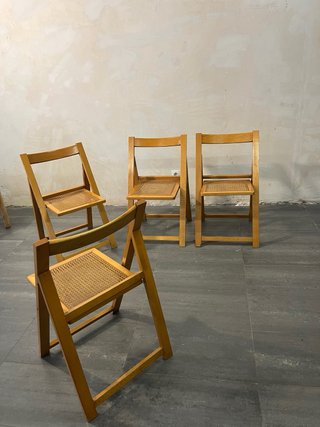 Sillas de Ratan Plegables