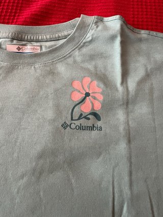 Camiseta Columbia Mujer Corte Holgado