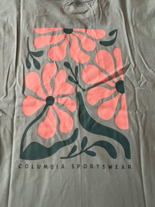 Camiseta Columbia Mujer Corte Holgado