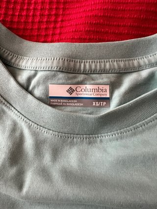 Camiseta Columbia Mujer Corte Holgado