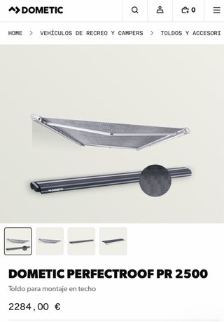Toldo Camper Dometic Perfectroof PR 2500 12v