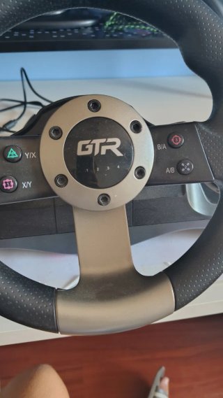Volante de carreras GTR para videojuegos