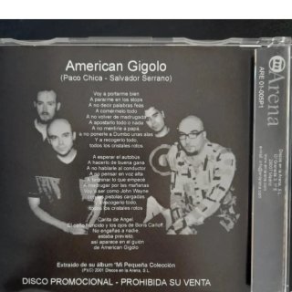 Dorian Gray - American Gigolo CD España 2001