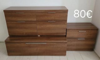 TV 65', cafetera, impresora, muebles varios